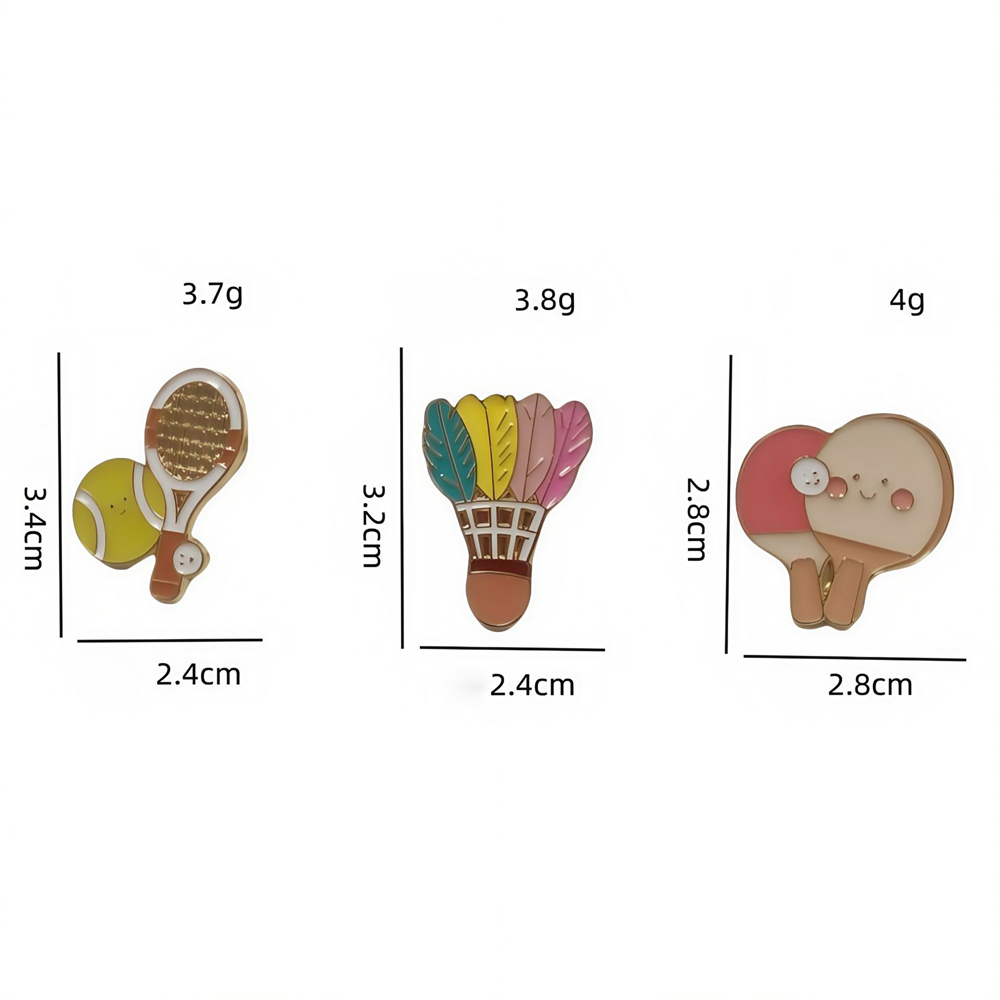 Broches van zinklegering Stijl - Badminton Icon recensie en prijs