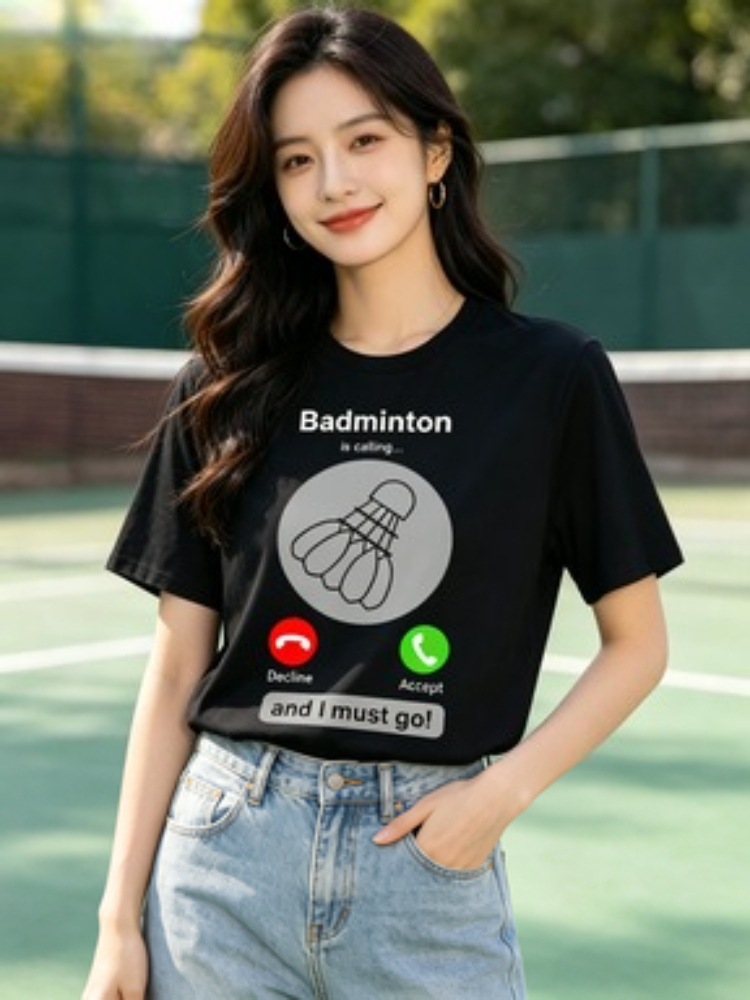 Dames Fun Badminton T-shirt Pa - Badminton Quotes Short recensie en prijs